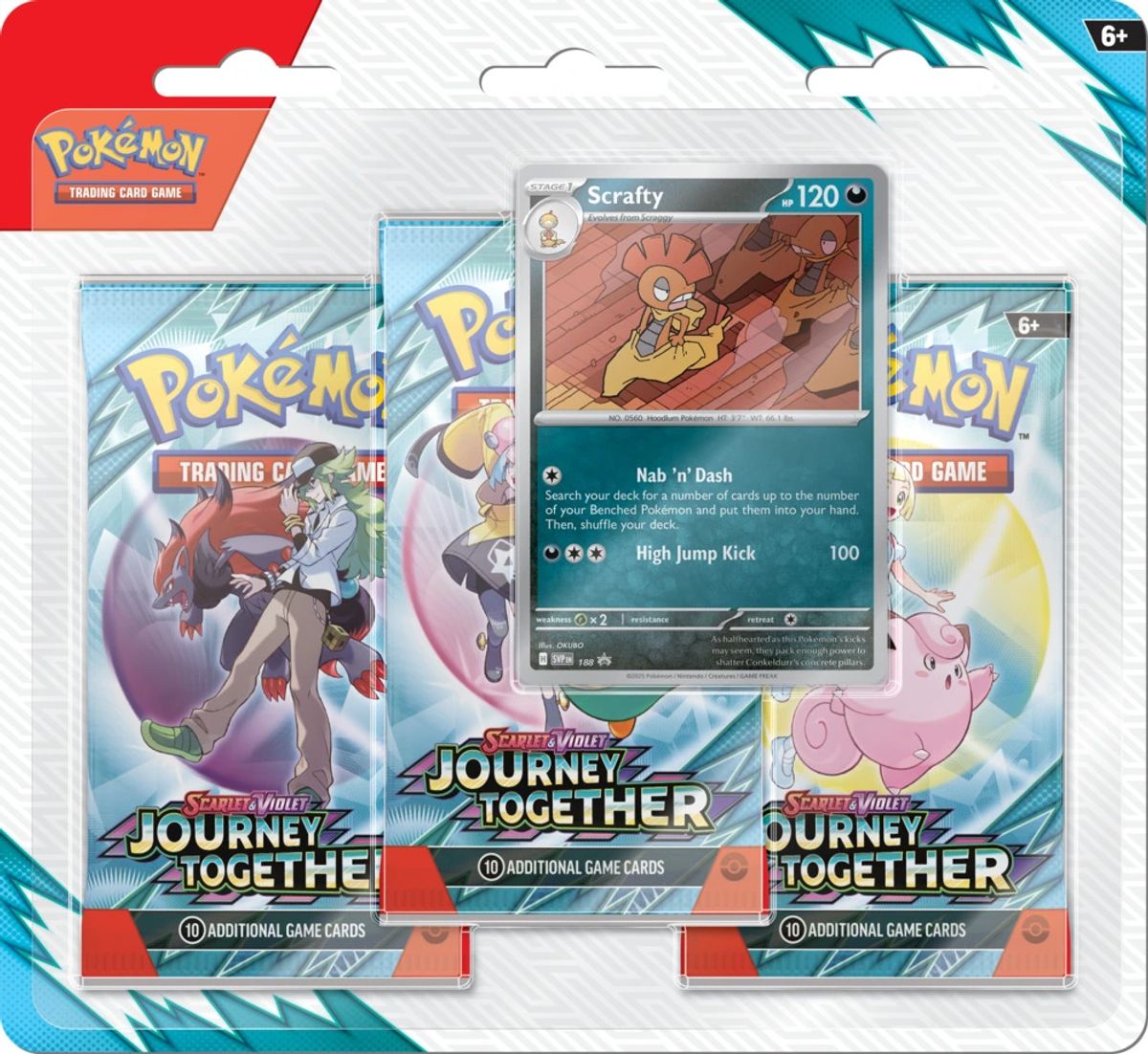 Pokemon 3 Pack Blister SV9 Journey Together