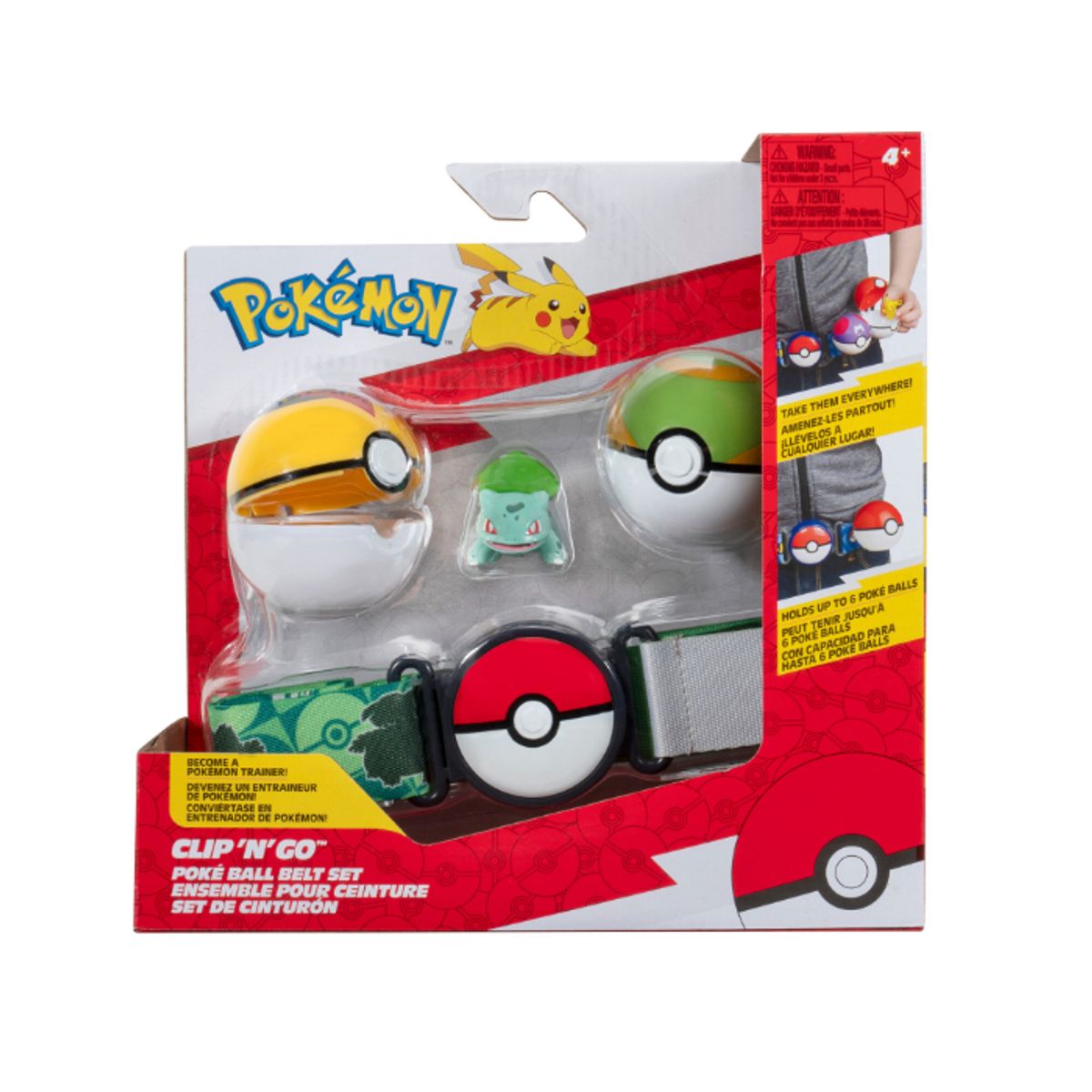 POKEMON CLIP N GO BELT SET BULBASAUR