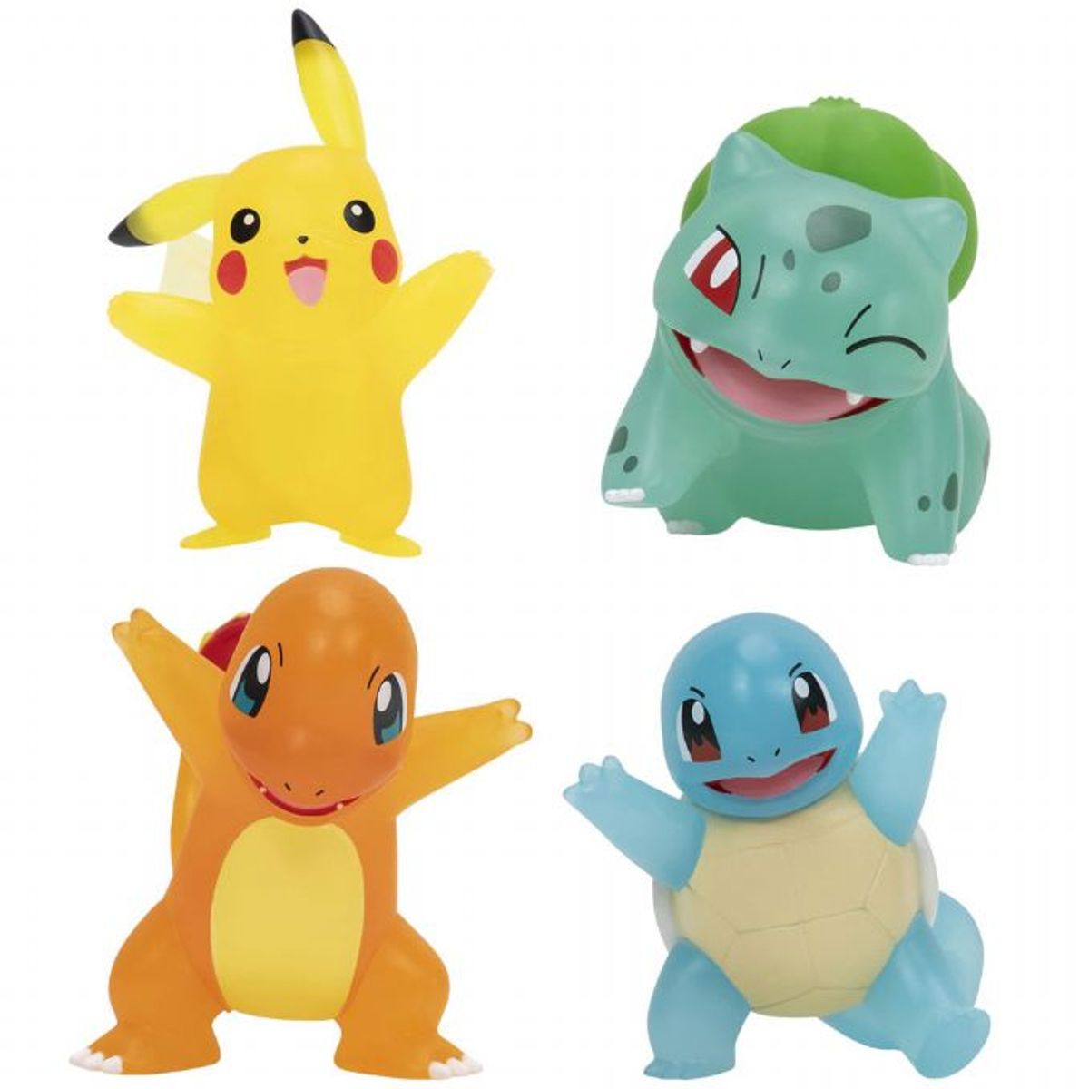 Pokemon Gennemsigtig Figurer 4 pack