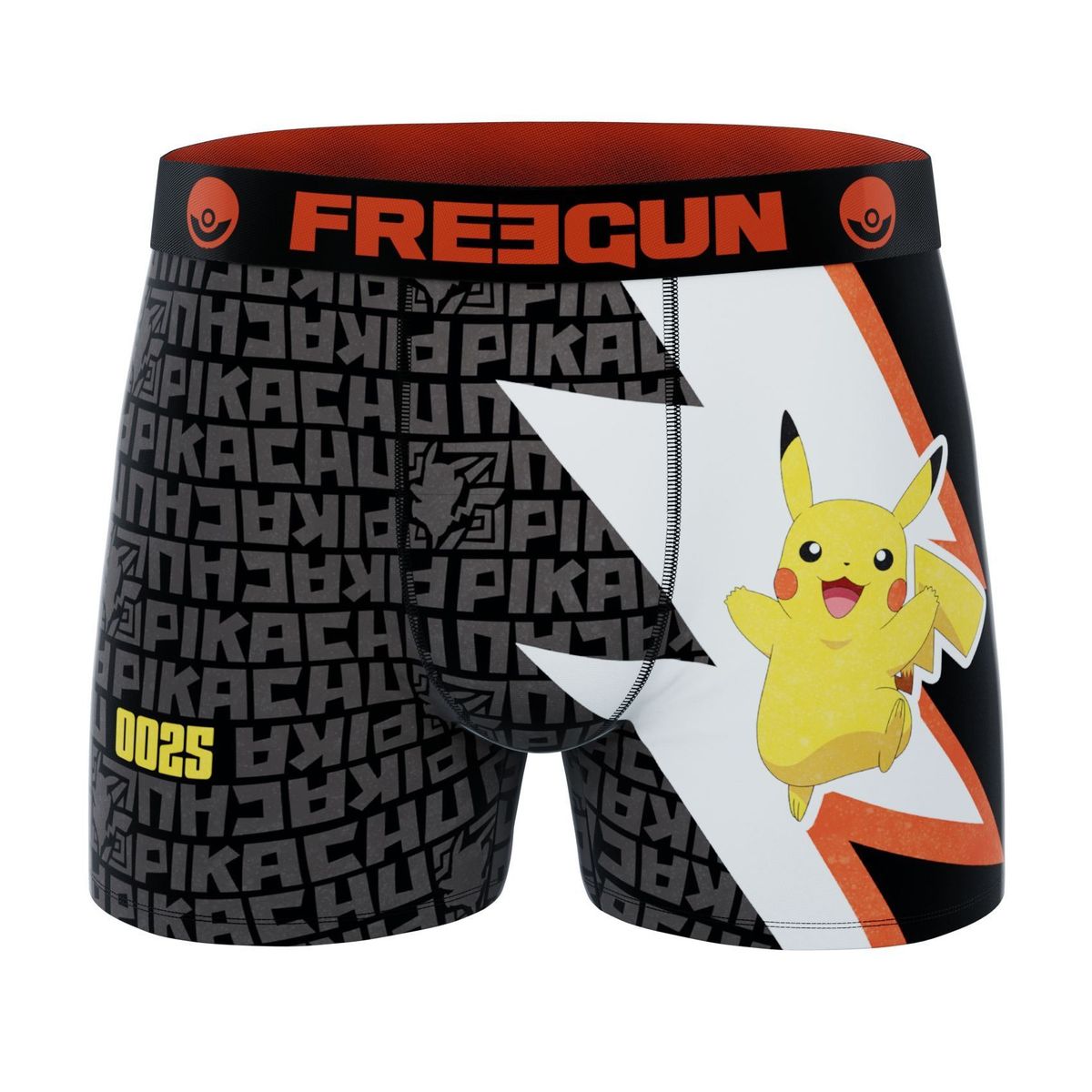 Pokémon Boxershorts - Pikachu Lightning 1 - Freegun Microfiber