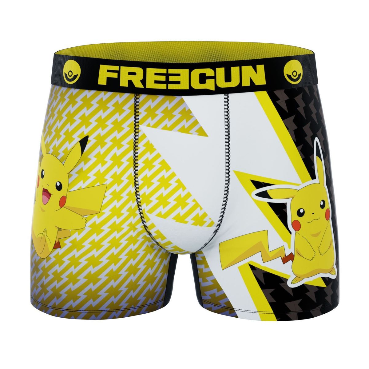 Pokémon Boxershorts - Pikachu Lightning 2 - Freegun Microfiber