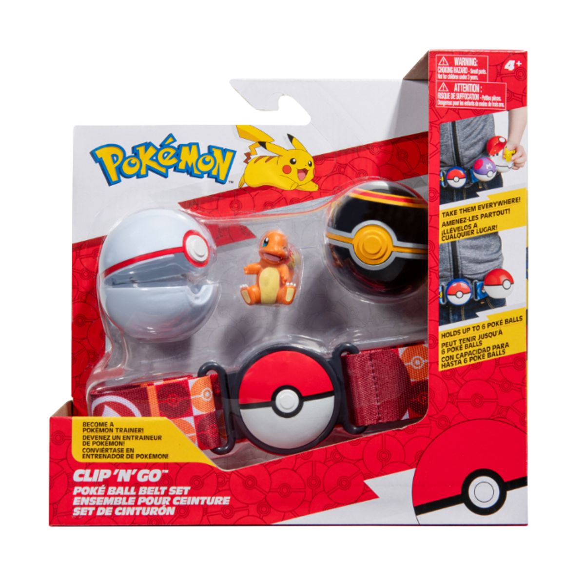 Pokémon Clip 'N Go BELT SET CHARMANDER