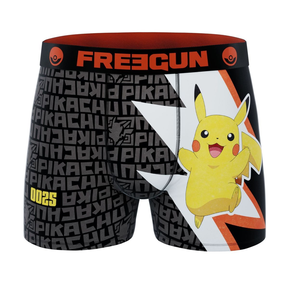 Pokémon Drenge Boxershorts - Pikachu Lightning 1 - Freegun Microfiber