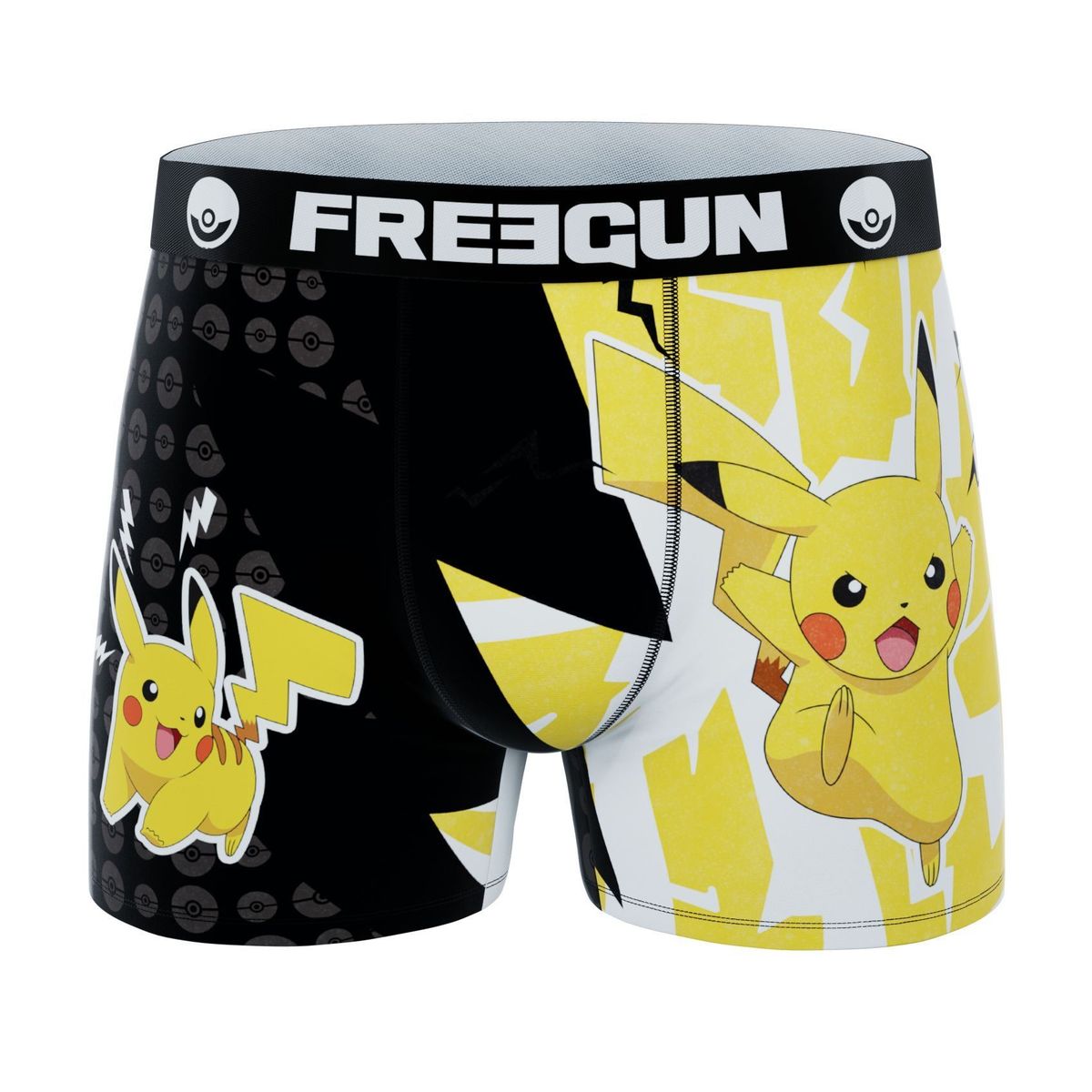 Pokémon Drenge Boxershorts - Pikachu Lightning 2 - Freegun Microfiber