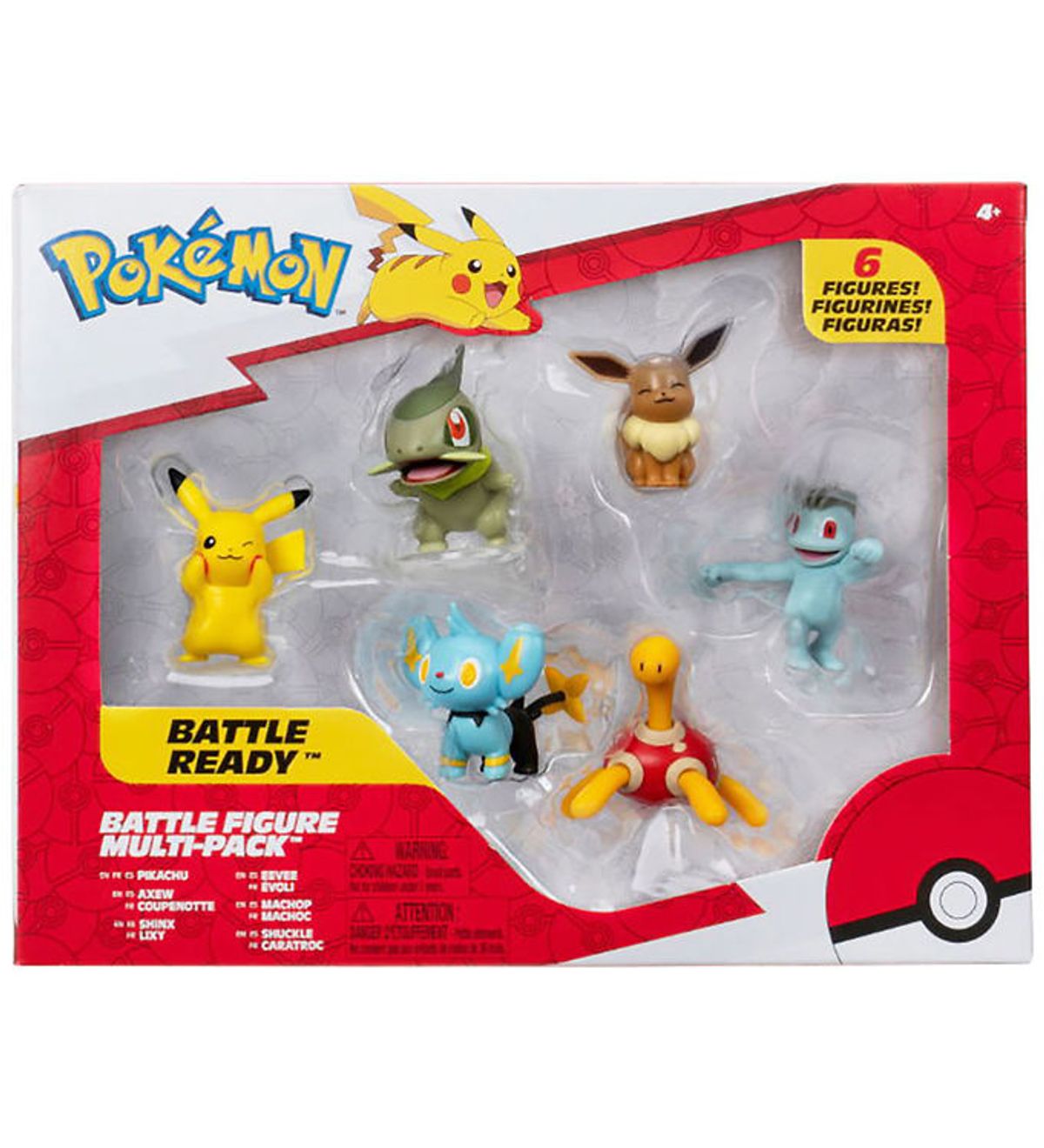 Pokémon Figur - 6-pak - Battle Figure