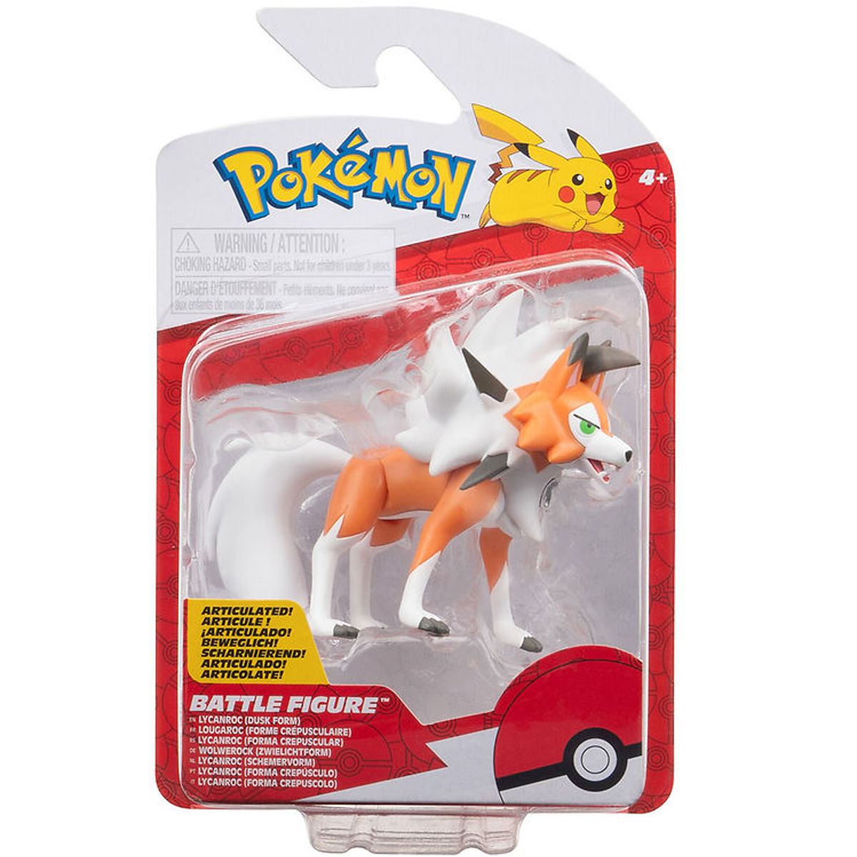 Pokémon Figur - Battle Figure - Lycanroc