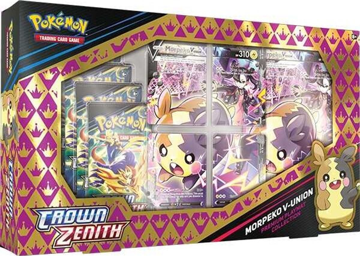 Pokémon Kort - Morpeko V Union Box - Crown Zenith - 13 Dele