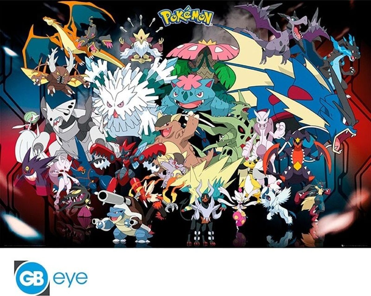 Pokémon Plakat - Mega Evolution Maxi - 91,5x61 Cm