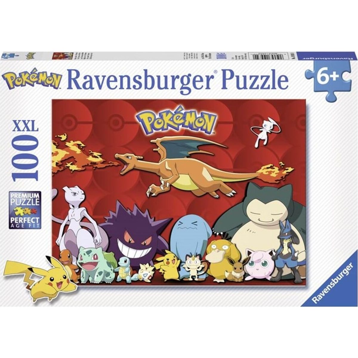 Pokémon Puslespil - 100 Xxl Brikker - Ravensburger