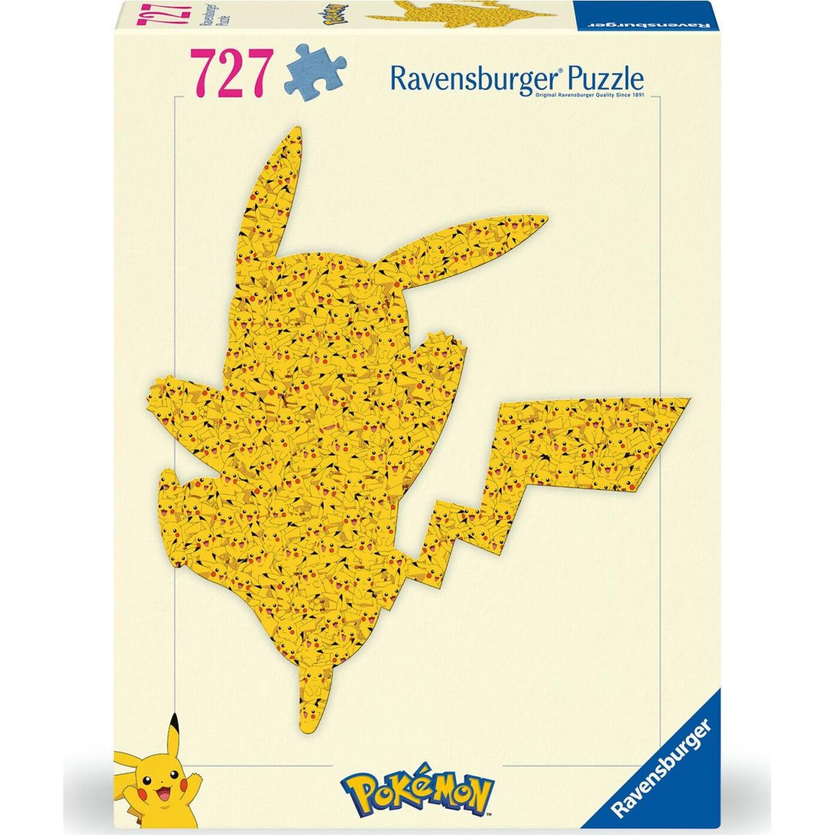 Pokémon Puslespil - Pikachu - 727 Brikker - Ravensburger