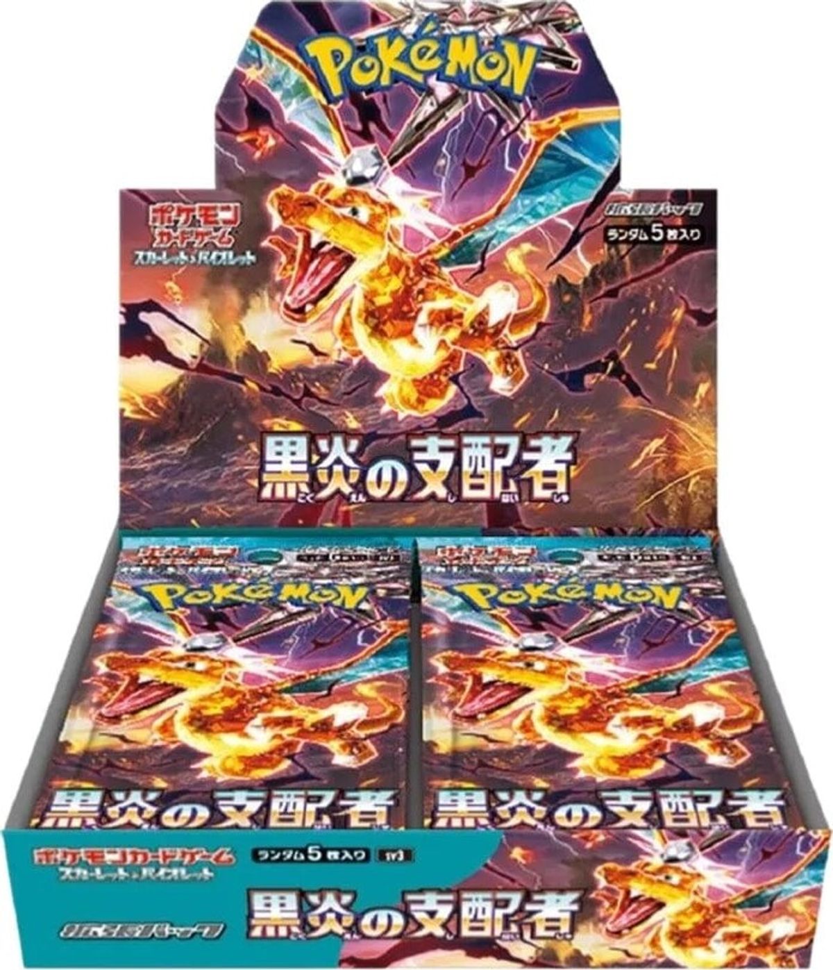 Pokémon - Ruler Of The Black Flame Booster Box - 30 Booster Pakker