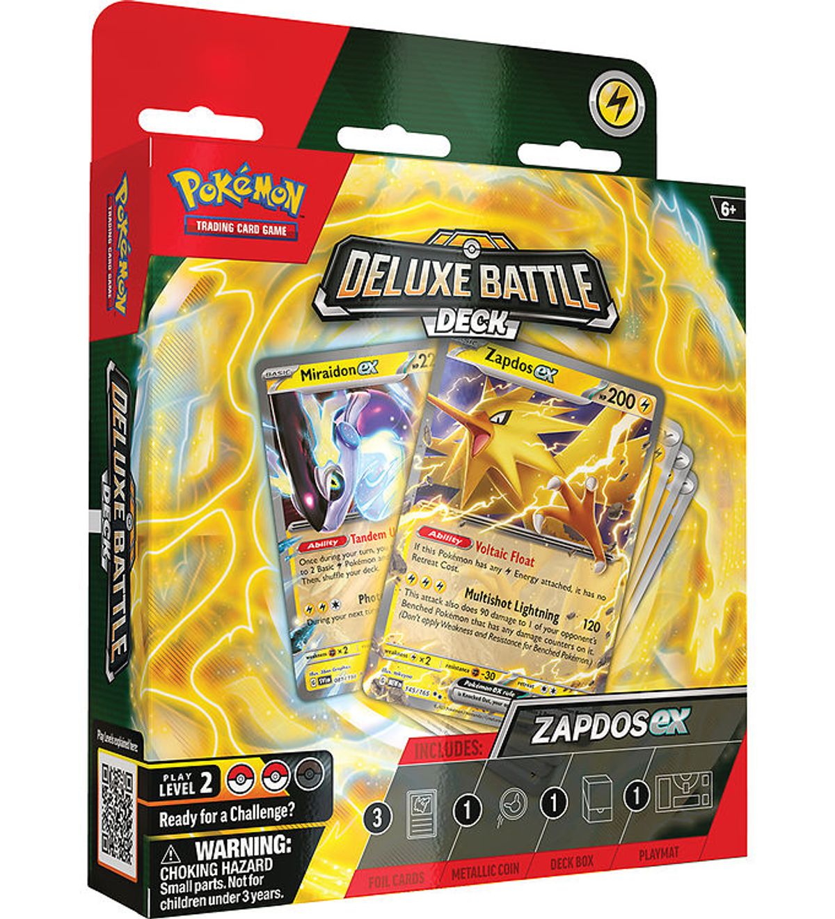 Pokémon Samlekort - Deluxe Battle Deck - Zapdos ex