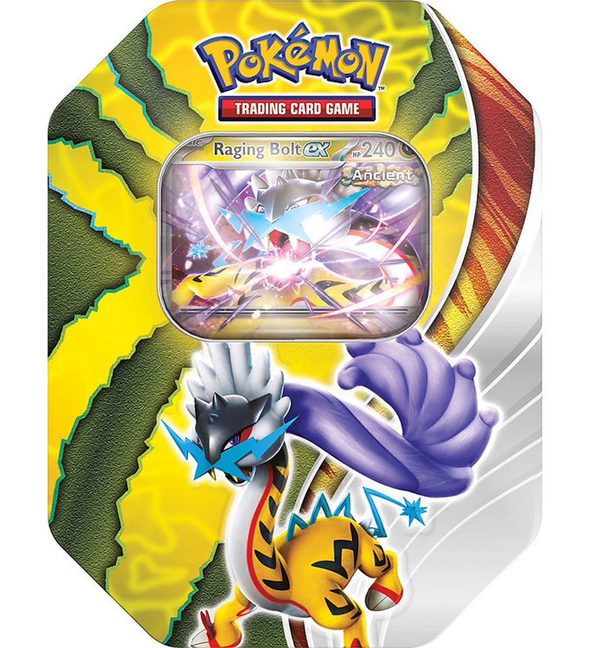 Pokémon Samlekort - Paradox Destinies Tin - Raging Bolt ex