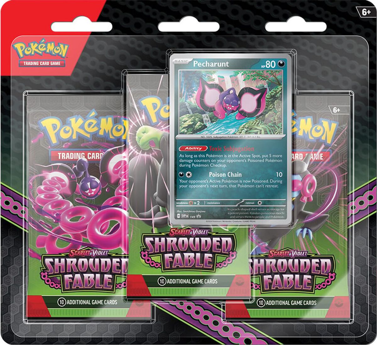 Pokémon - Scarlet & Violet - Shrouded Fable - 3 Booster Packs