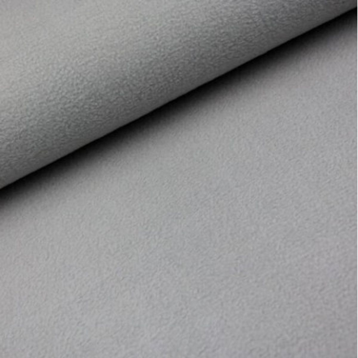 Polar Fleece Stof 150cm 010 Sølv - 50cm