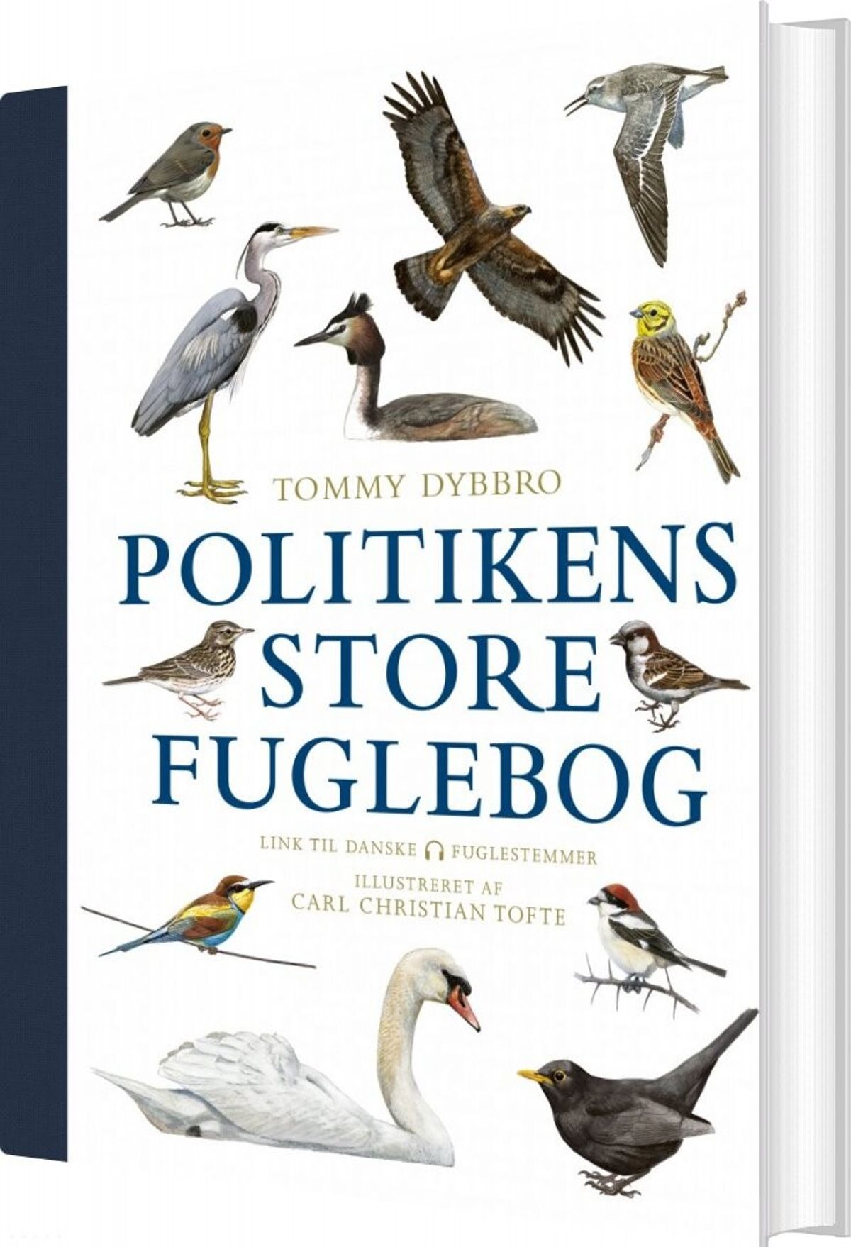 Politikens Store Fuglebog - Tommy Dybbro - Bog