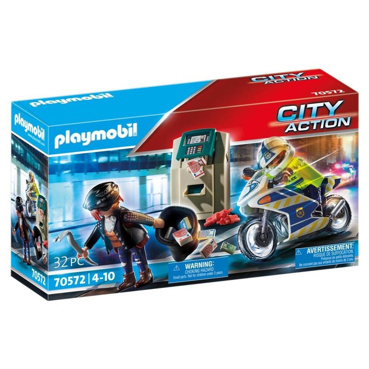 Politimotorcykel, Playmobil