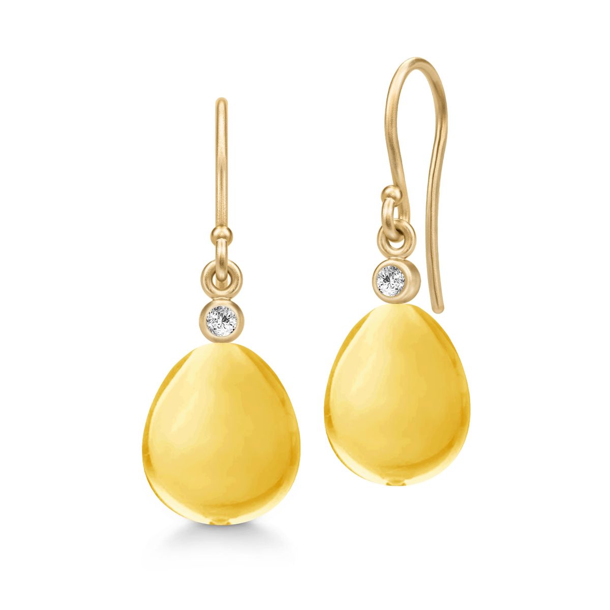 Polly Earring Champagne Crystal