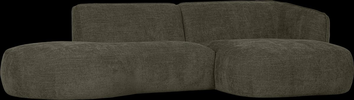 Polly, Hjørnesofa højrevendt, grøn, H71x150x278 cm