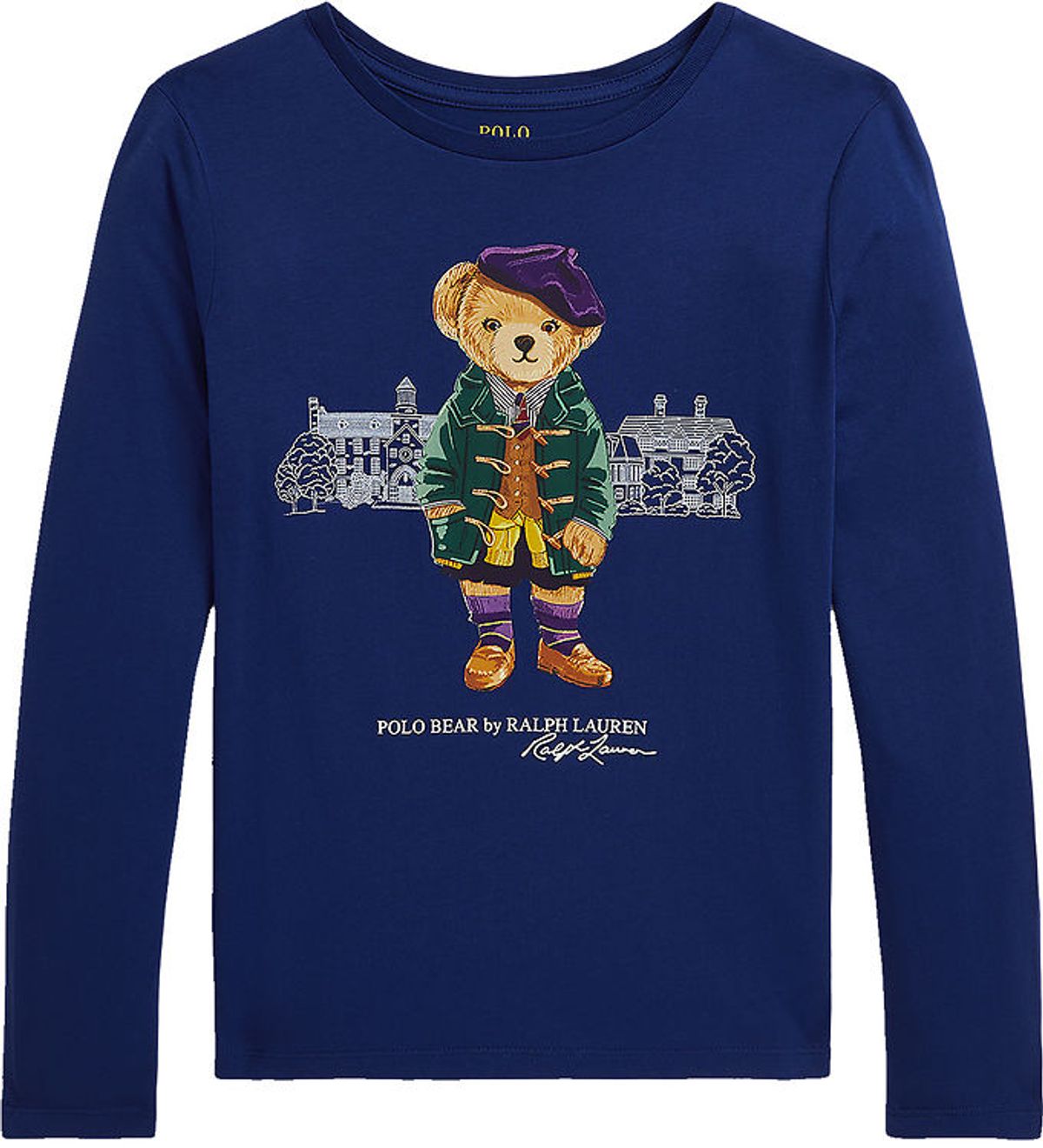 Polo Ralph Lauren Bluse - Blå m. Bamse