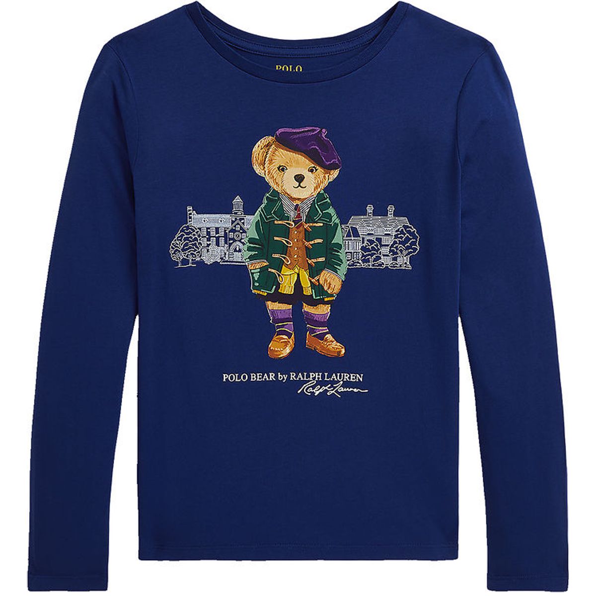 Polo Ralph Lauren Bluse - Blå m. Bamse