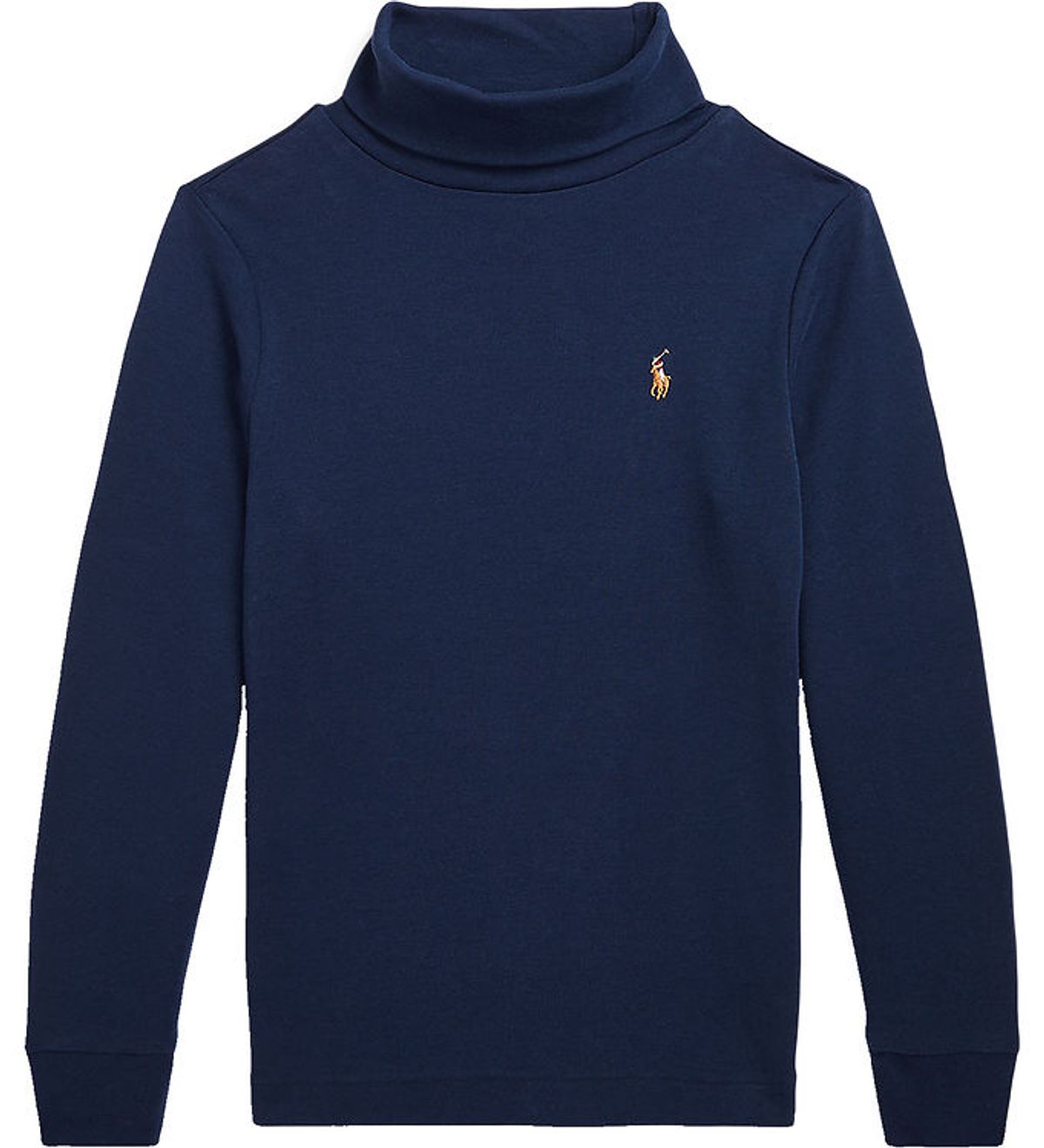 Polo Ralph Lauren Bluse m. Rullekrave - Navy