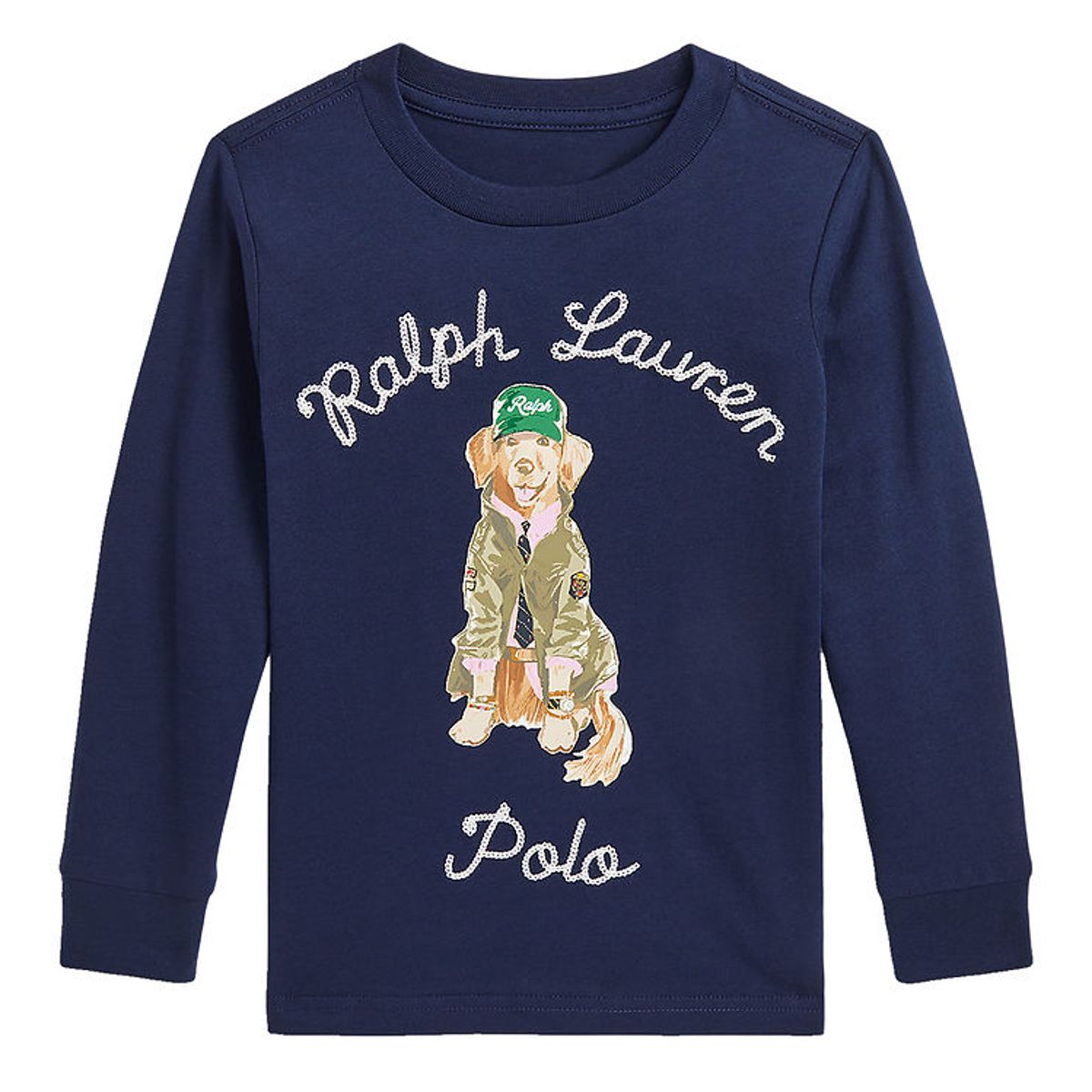 Polo Ralph Lauren Bluse - Navy m. Hund