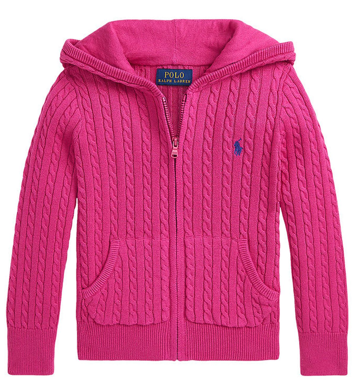 Polo Ralph Lauren Cardigan - Cable Strik - Pink