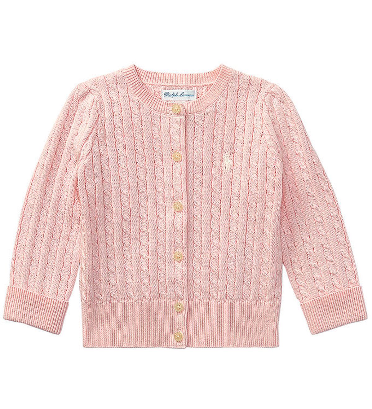 Polo Ralph Lauren Cardigan - Strik - Core Replen - Rosa