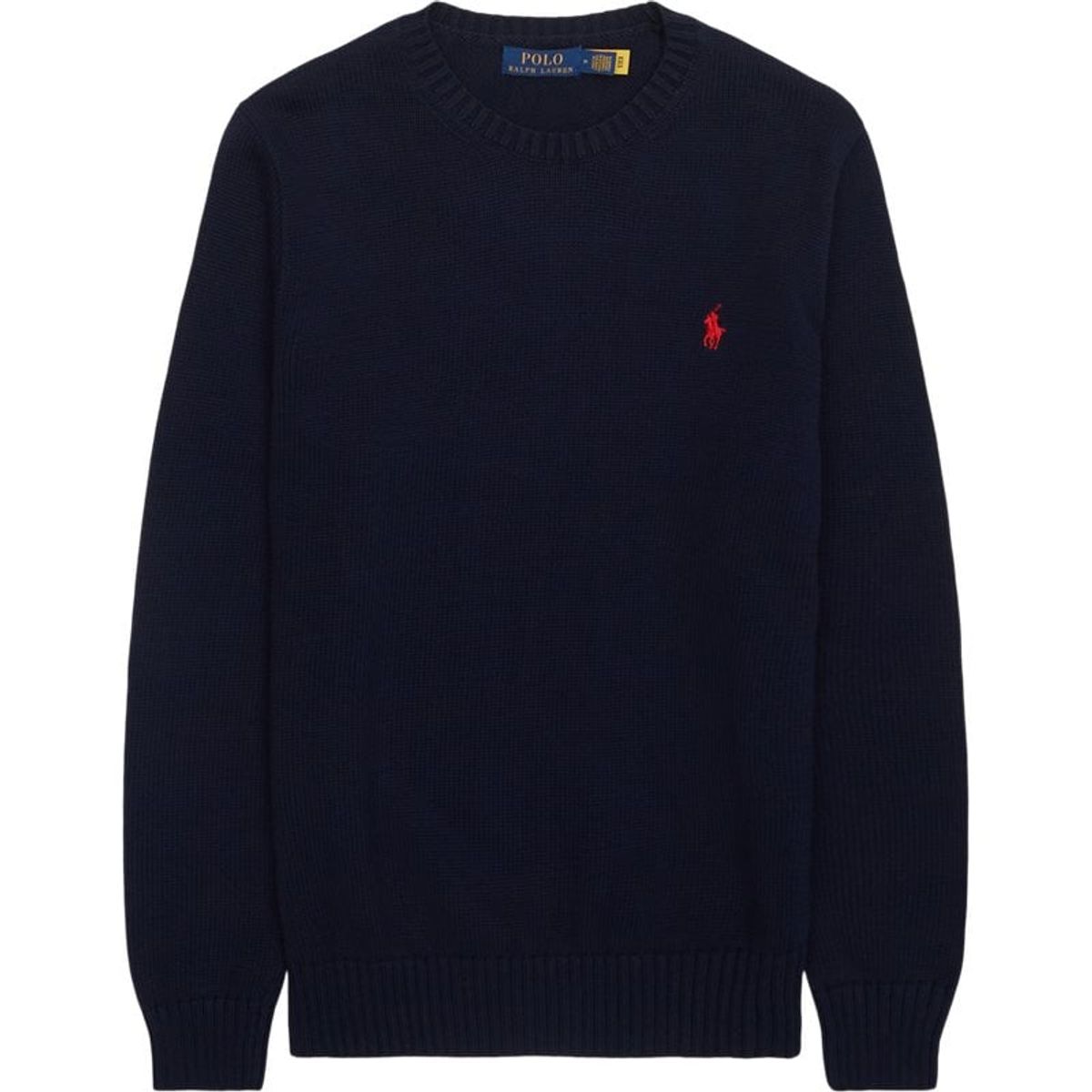 Polo Ralph Lauren Cotton Crewneck Strik Navy