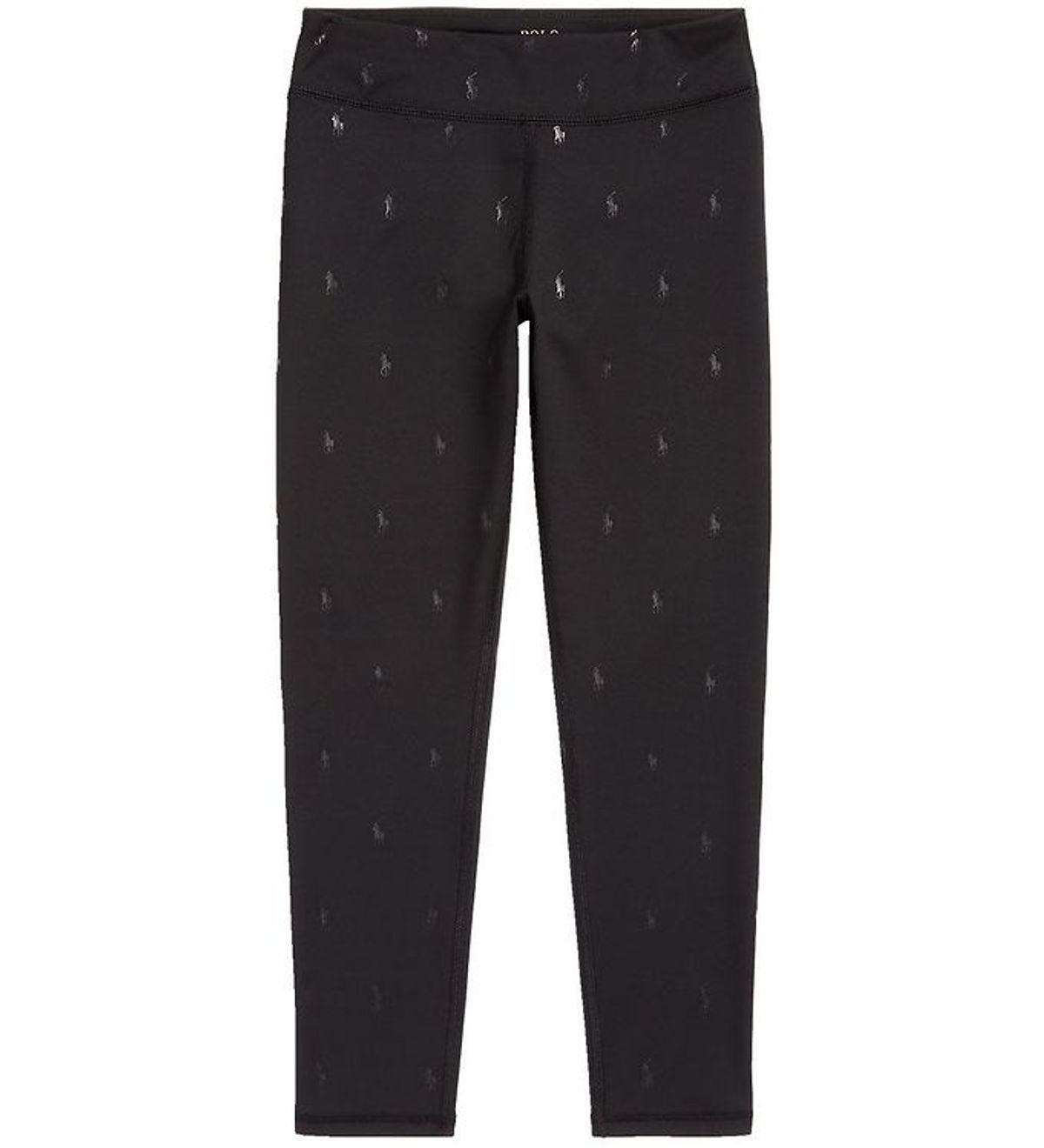 Polo Ralph Lauren Leggings - Sort m. Logoer