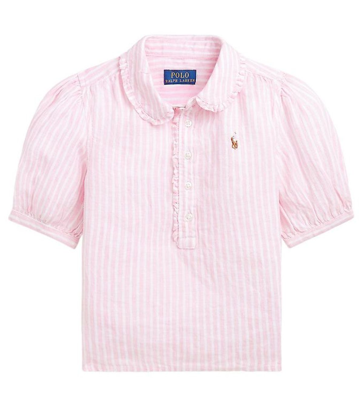 Polo Ralph Lauren Skjorte - Kinsley - Watch Hill - Rosa/Hvidstri