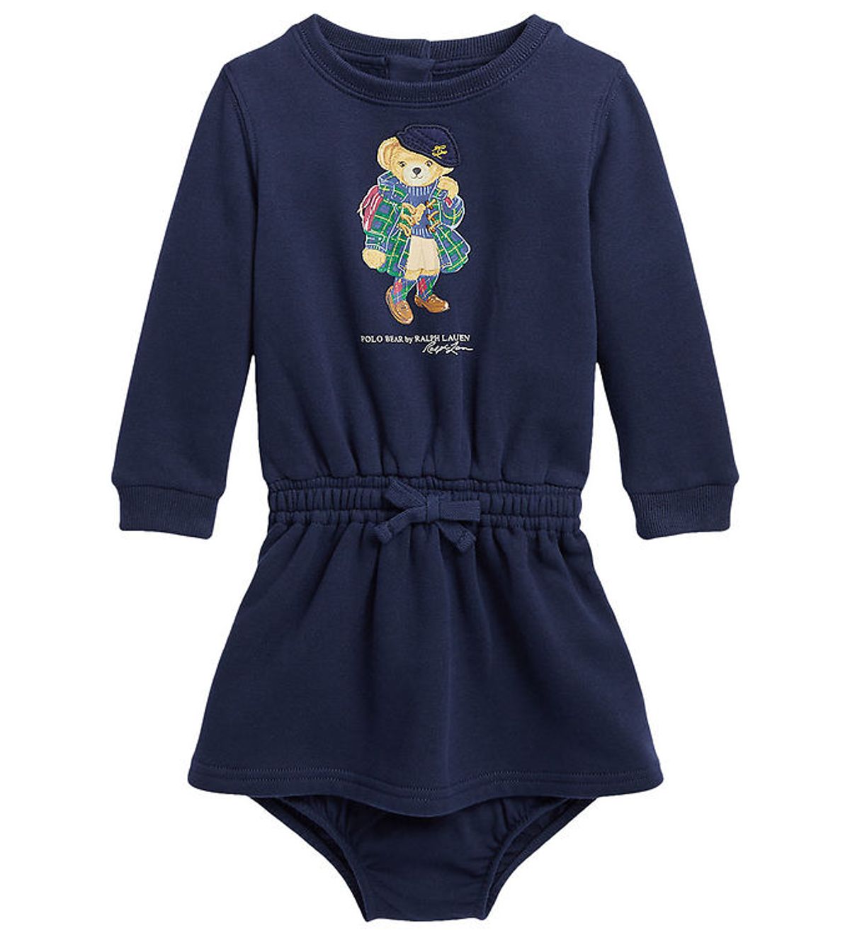 Polo Ralph Lauren Sweatkjole m. Bloomers - Navy m. Bamse