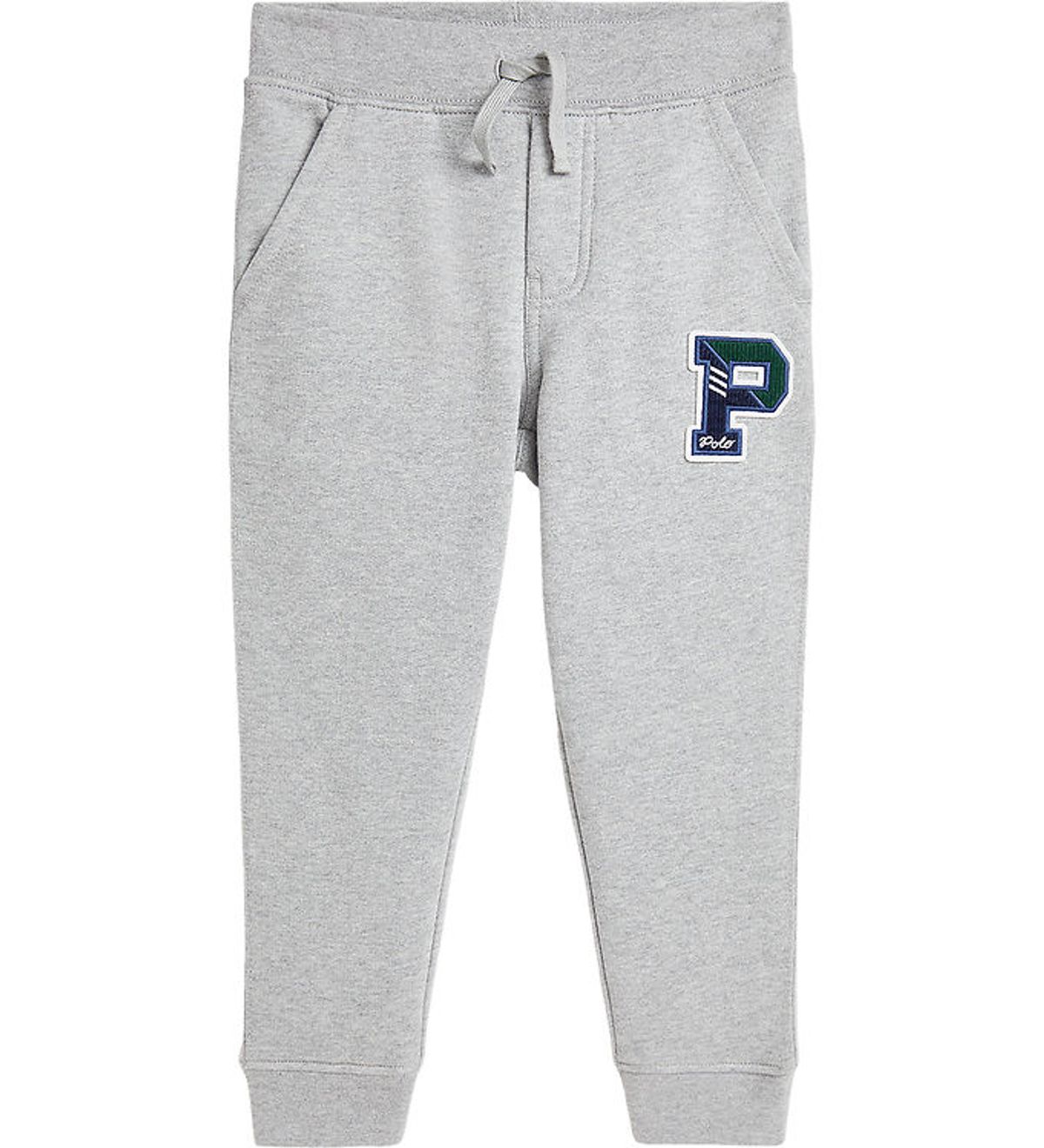 Polo Ralph Lauren Sweatpants - Gråmeleret m. Navy