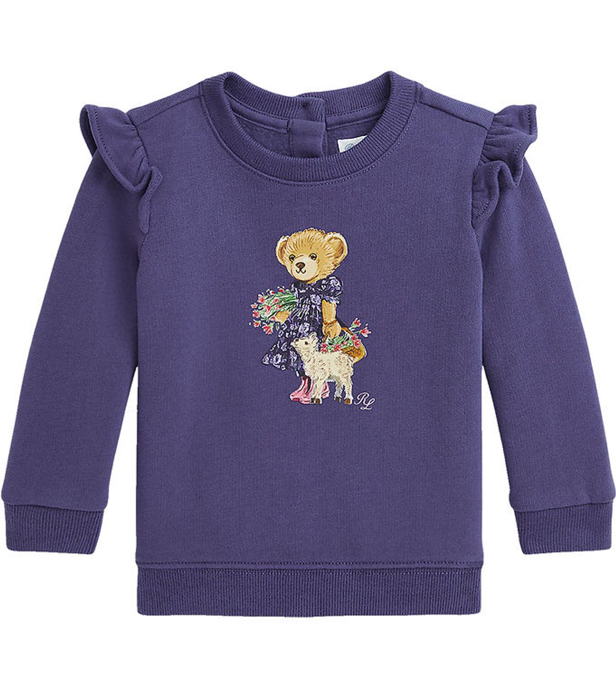 Polo Ralph Lauren Sweatshirt - Lilla m. Bamse