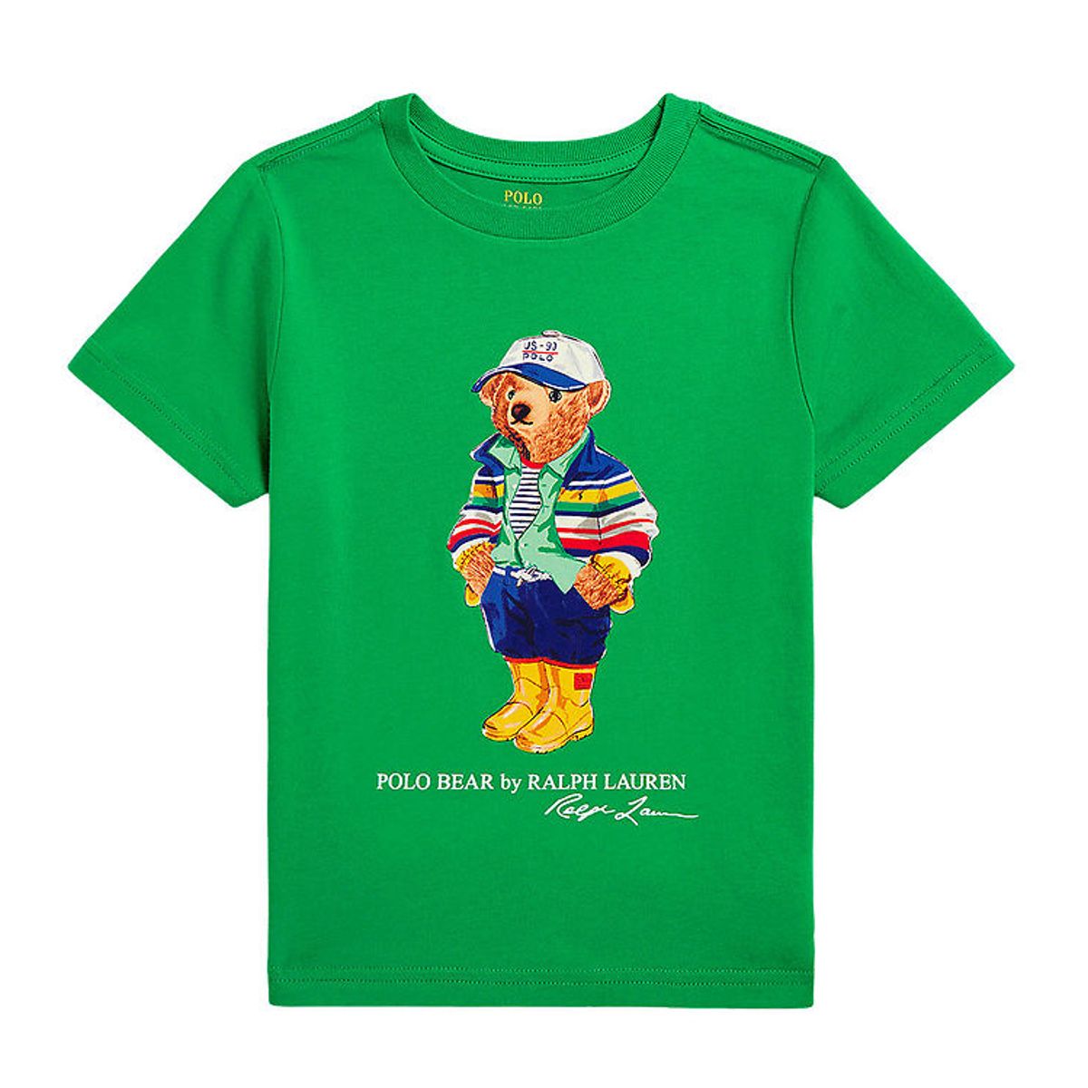 Polo Ralph Lauren T-shirt - Grøn m. Bamse