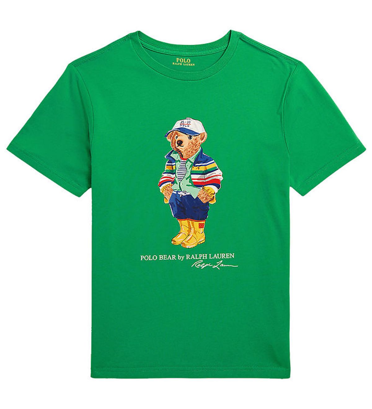 Polo Ralph Lauren T-shirt - Grøn m. Bamse