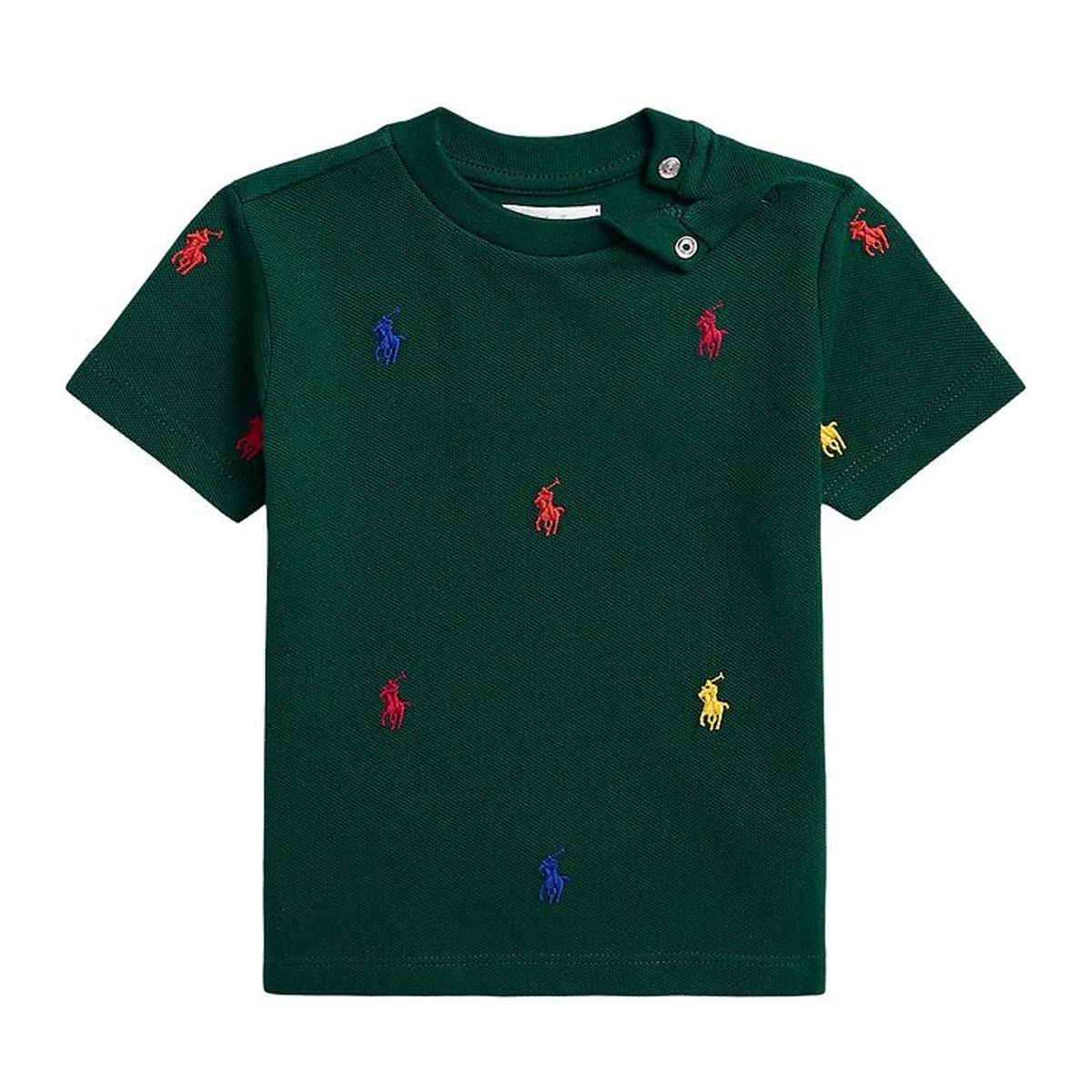 Polo Ralph Lauren T-shirt - Grøn m. Logoer