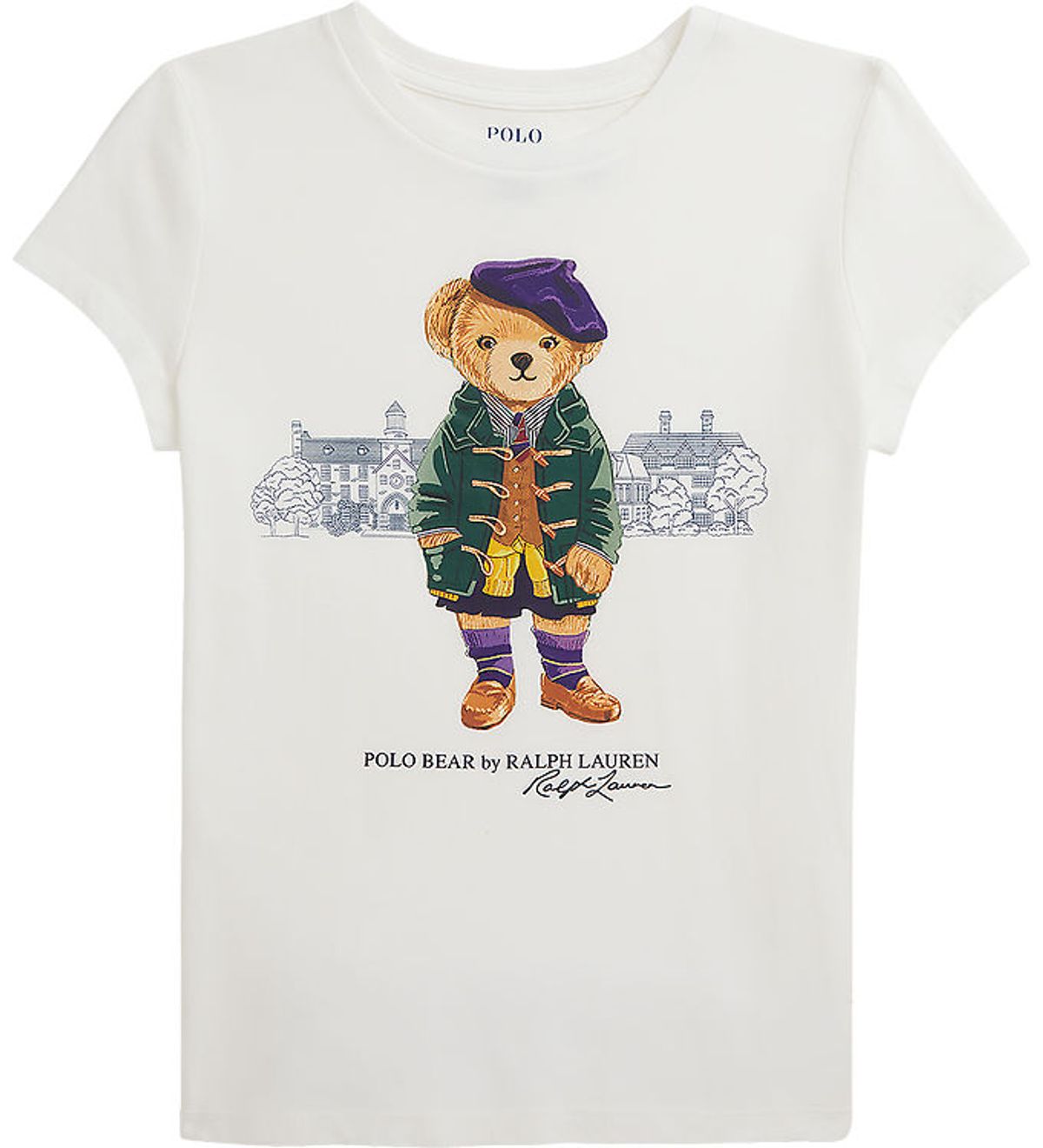 Polo Ralph Lauren T-shirt - Hvid m. Bamse