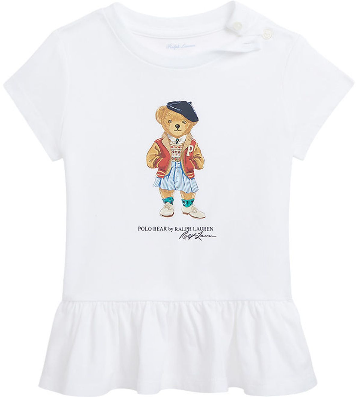 Polo Ralph Lauren T-shirt - Hvid m. Bamse