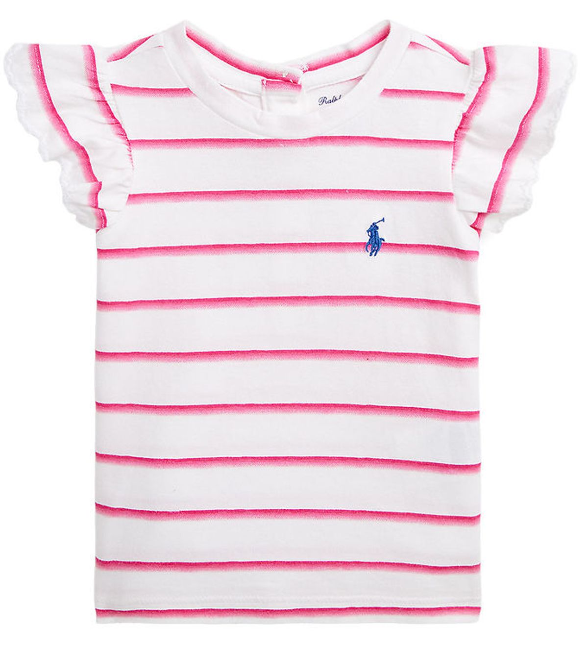 Polo Ralph Lauren T-shirt - Hvid/Pinkstribet