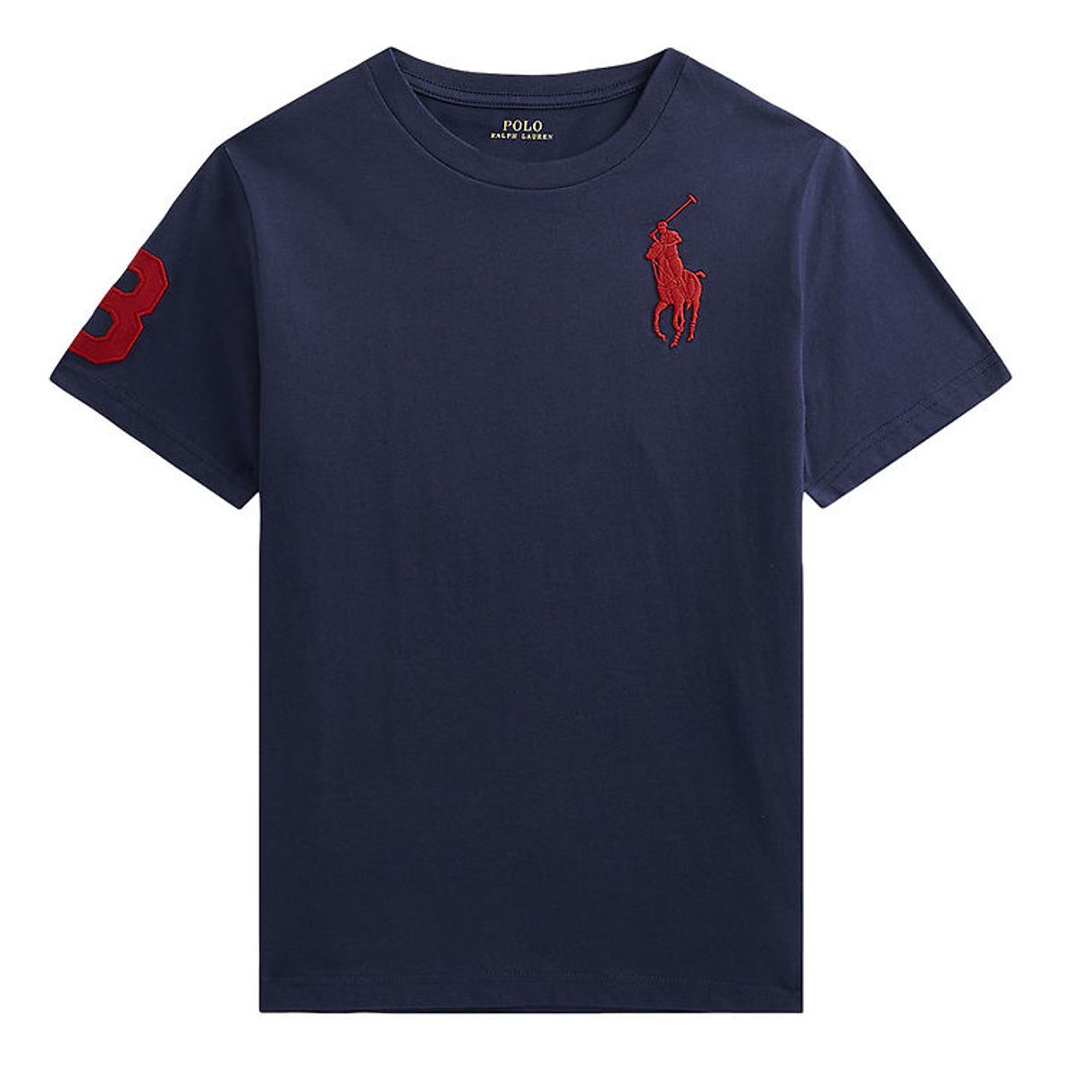 Polo Ralph Lauren T-shirt - Refined Navy m. Rød