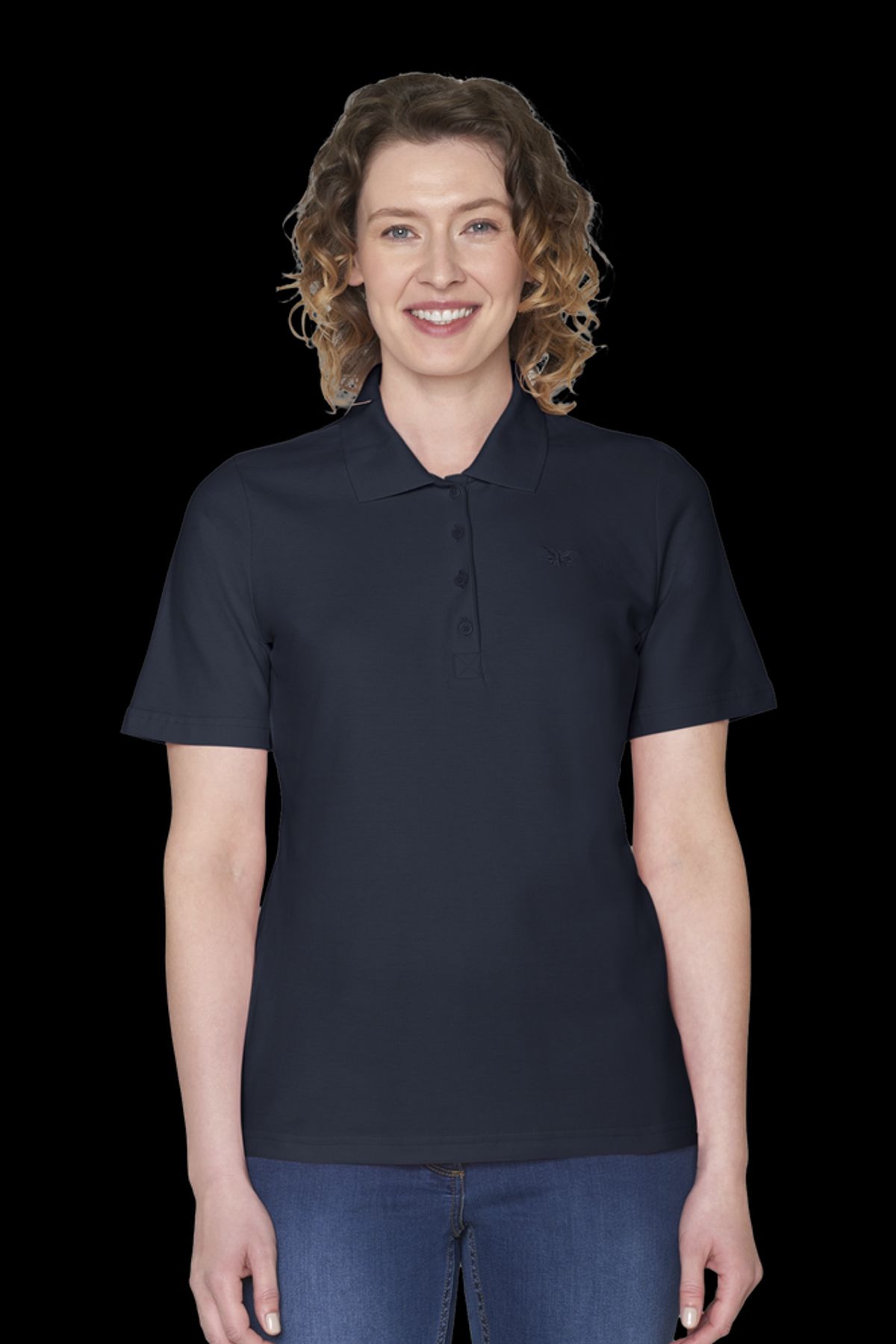 Polo T-shirt - Marine - Brandtex