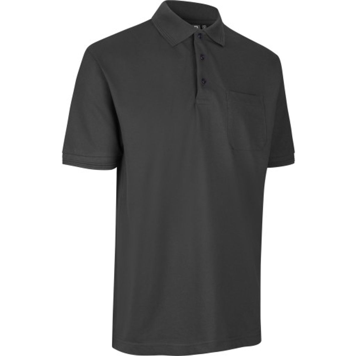 POLOSHIRT M/LOMME KOKSGRÅ 4XL