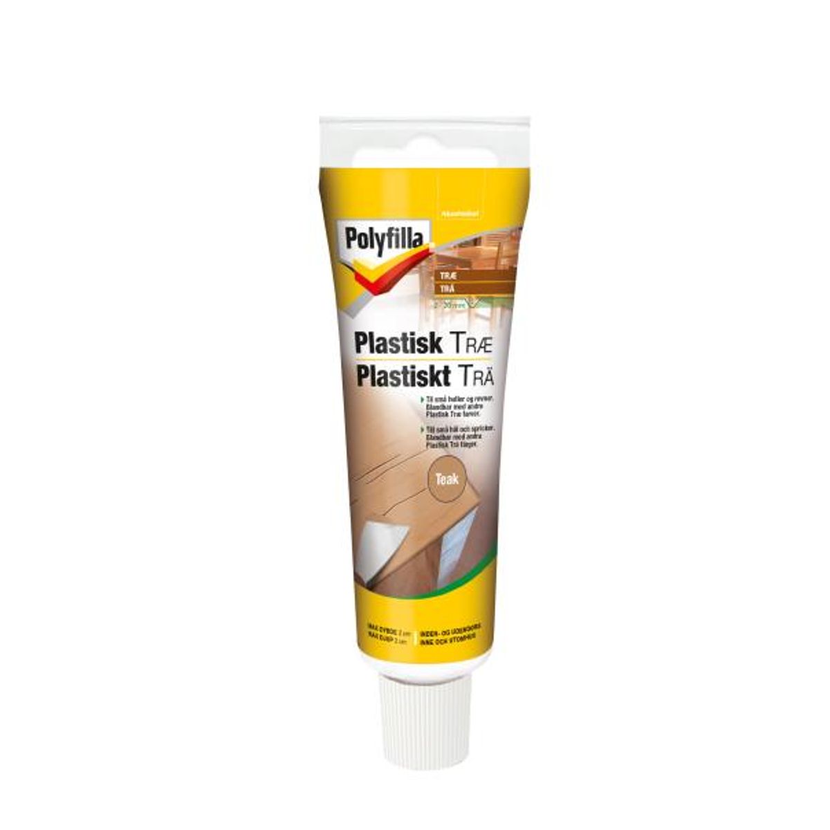 Polyfilla plastisk træ, Teak 75g