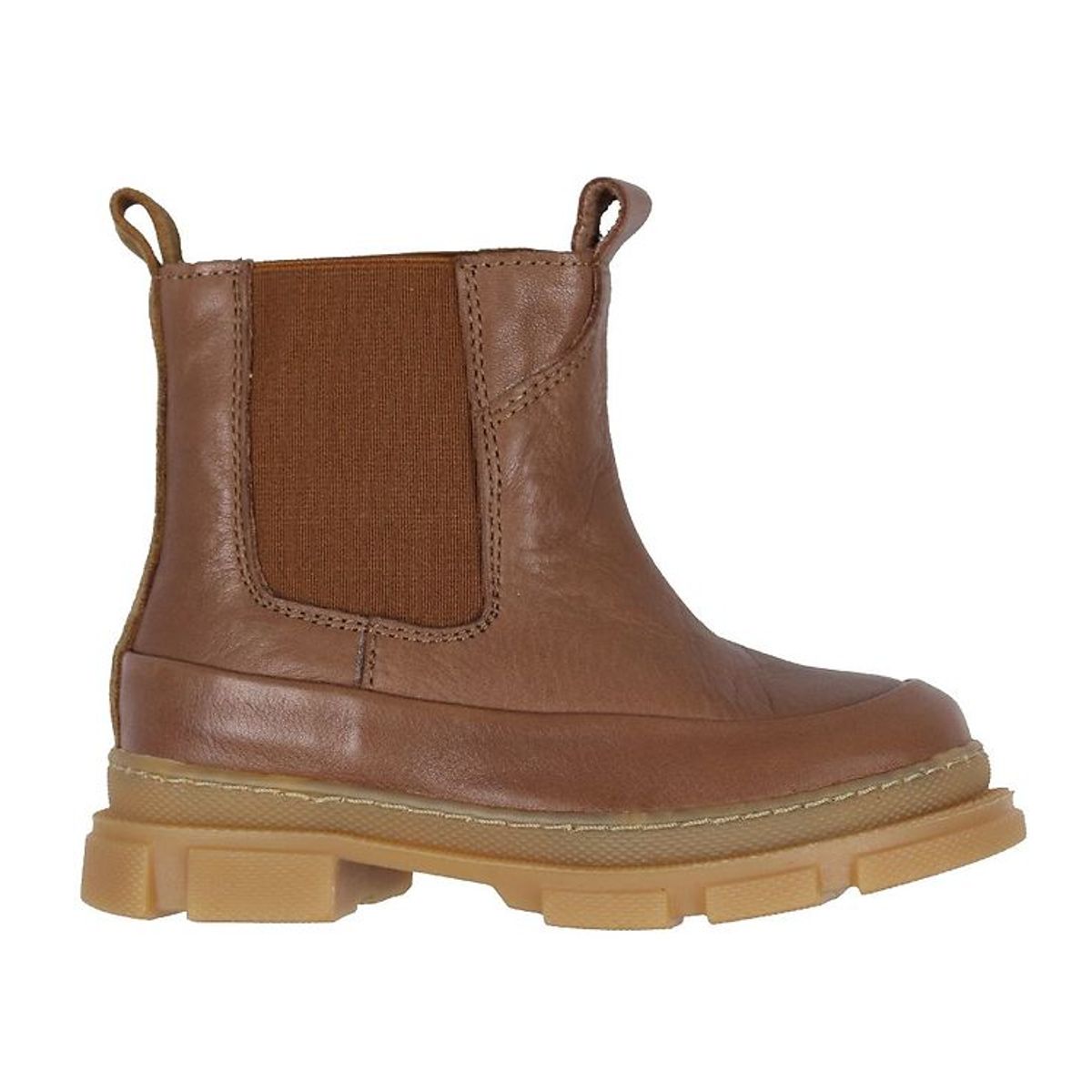 Pom Pom - Chunky Chelsea Boot - Camel