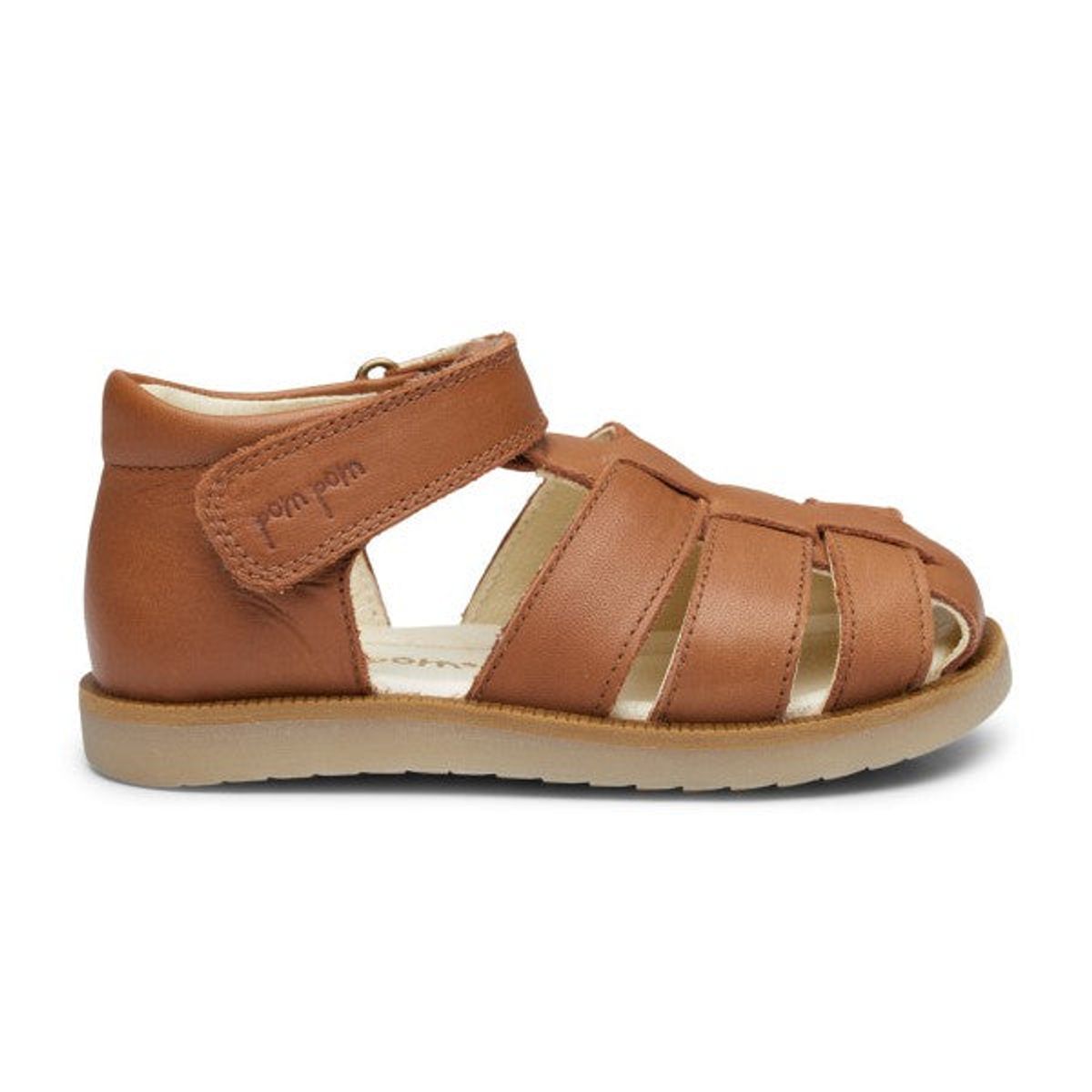 Pom Pom - RubSole Closed Sandal - Camel - 27