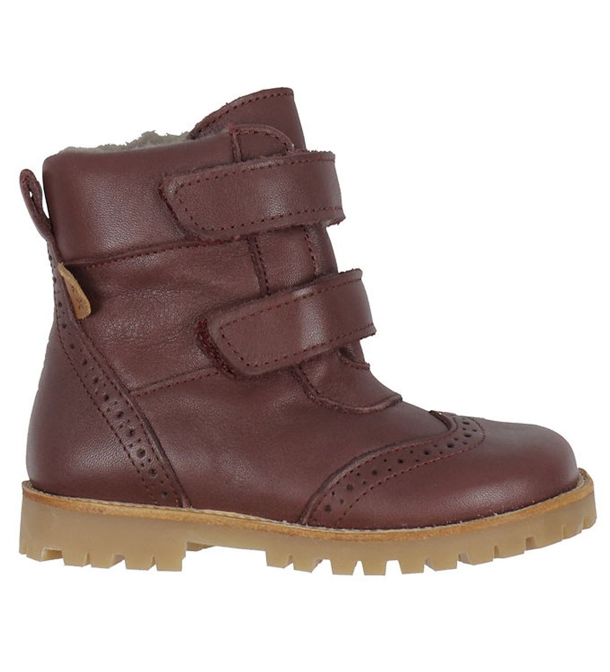 Pom Pom Vinterstøvler - Broque Velcro Boot Tex - Deep Rouge m. F