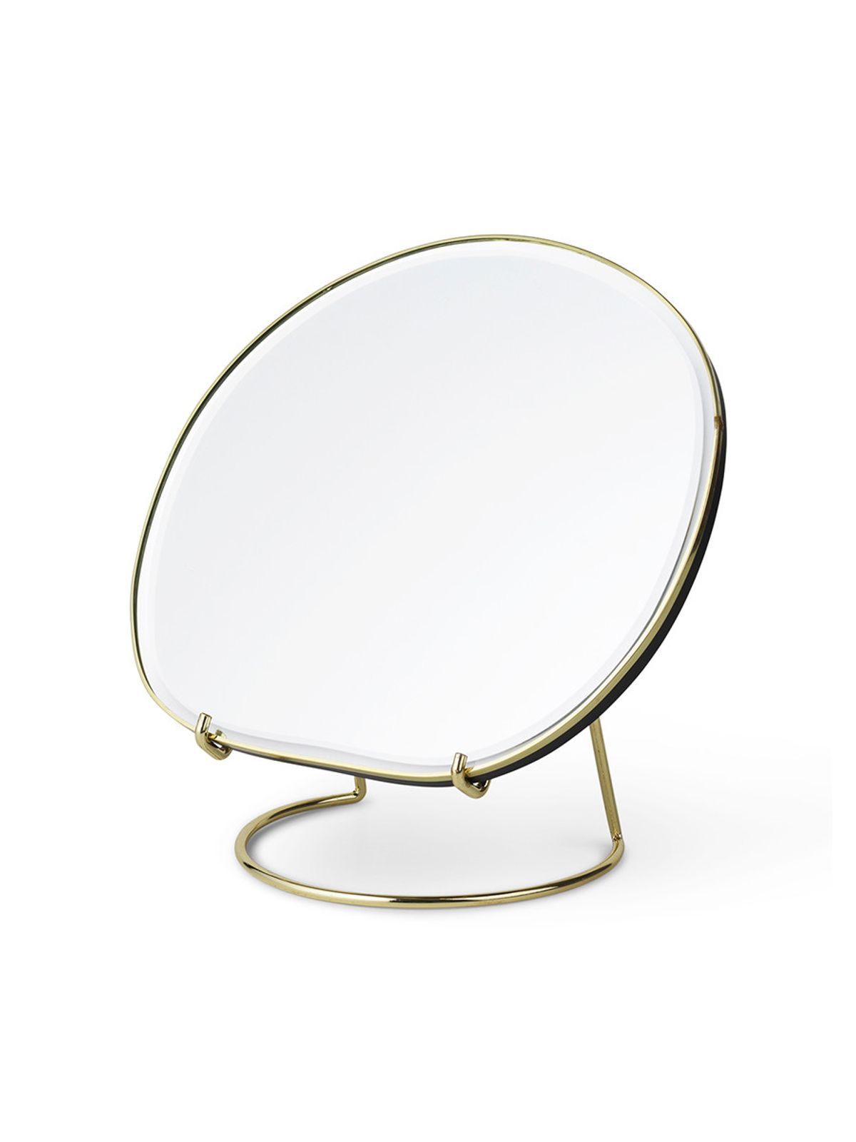 Pond Table Mirror, Brass fra Ferm Living