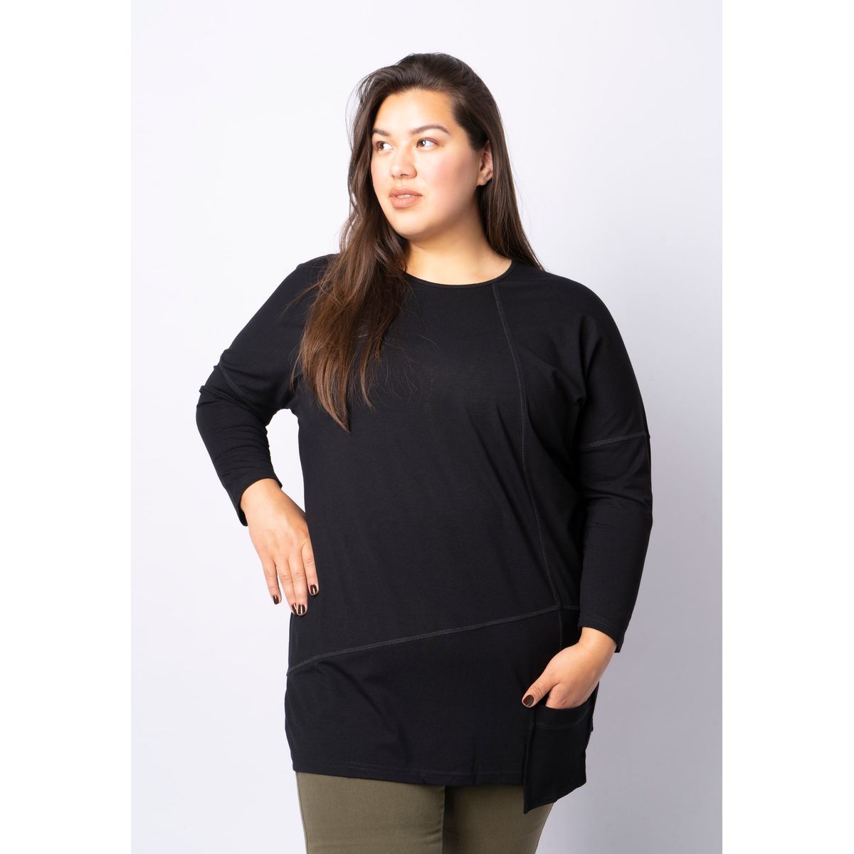 Pont Neuf - Bluse - Pnaura - Black - L